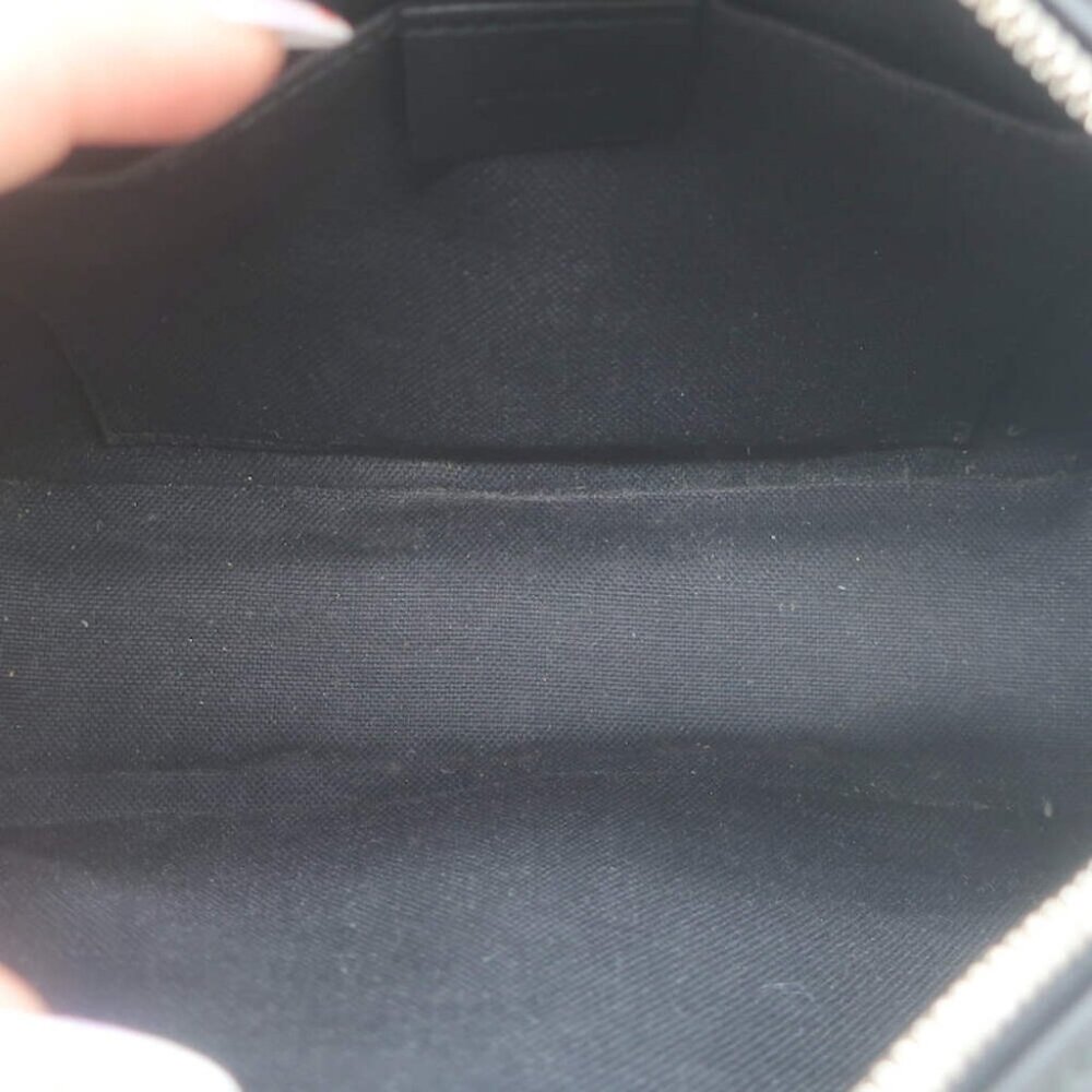 Gucci Small GG Supreme Crossbody Camera Bag Black Monogram Canvas & Leather - Picture 15 of 16